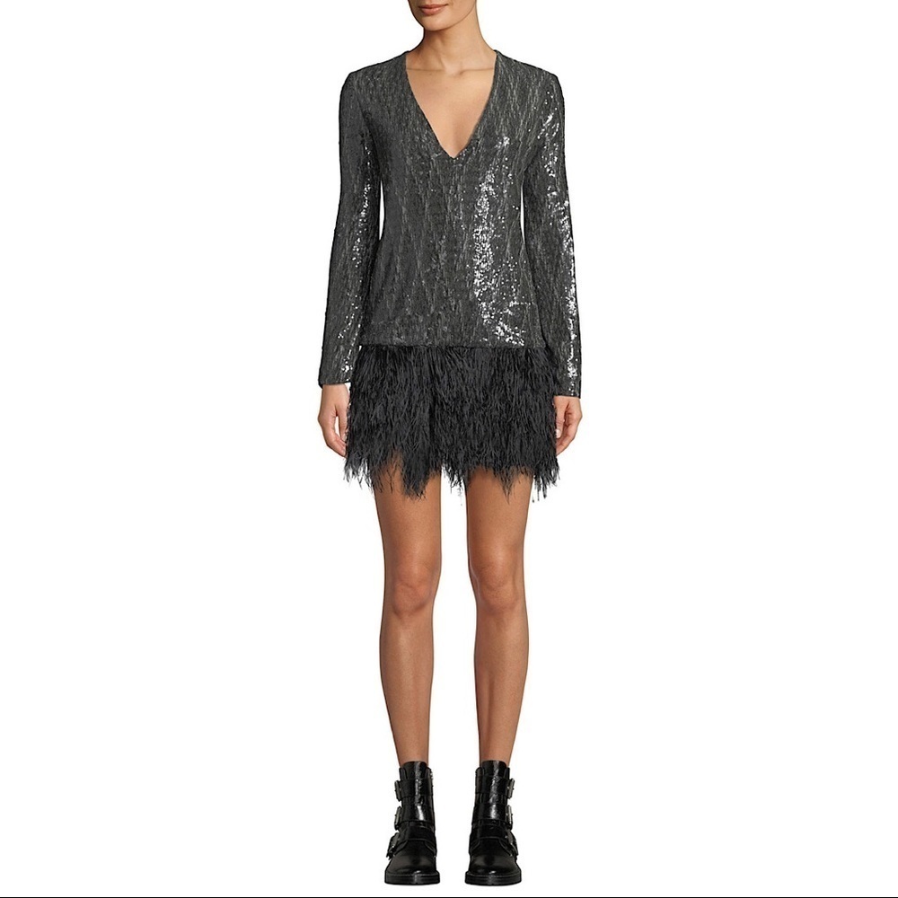 Le Superbe | Giorgios Metallic Dress W Fea…